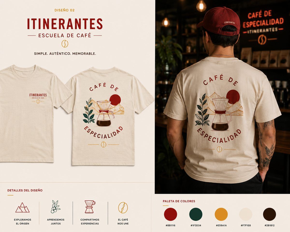 Remera Itinerantes — Café de Especialidad